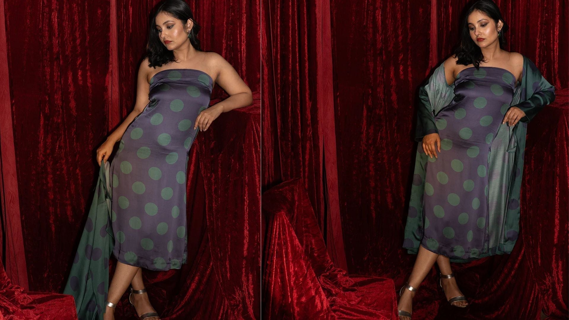 Different Ways to Style a Polka Dot Shrug Set