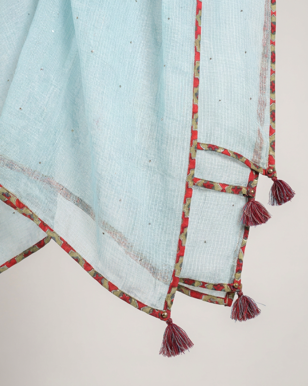 Taal Doria Dupatta - Sky Blue