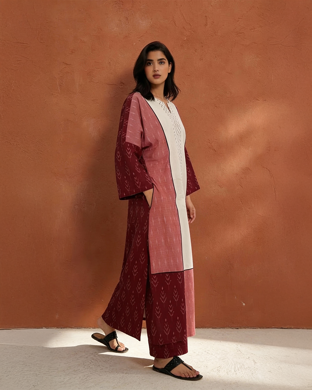 Suta Kaftan Kurta Set