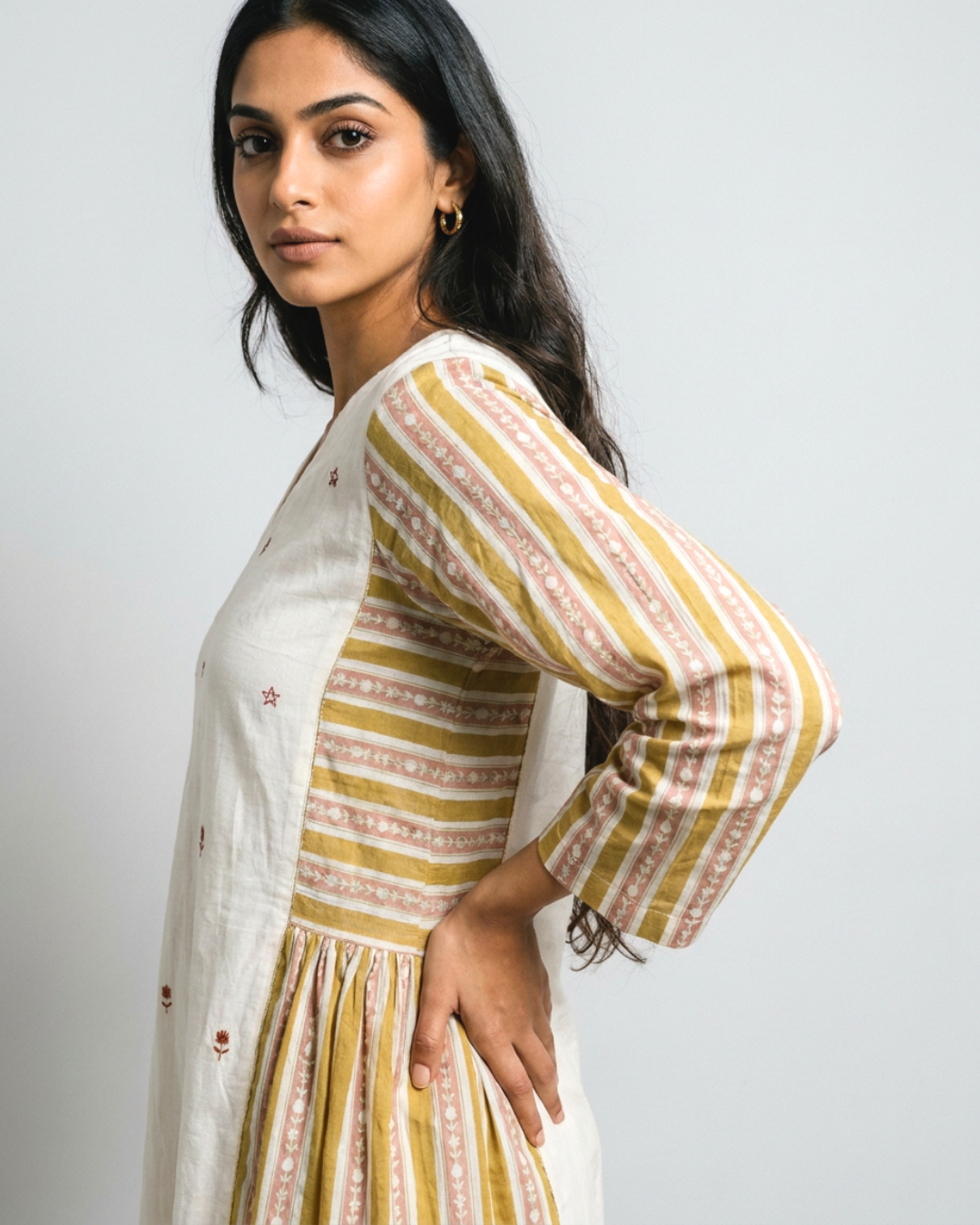 Bhini Mul Kurta - Off White