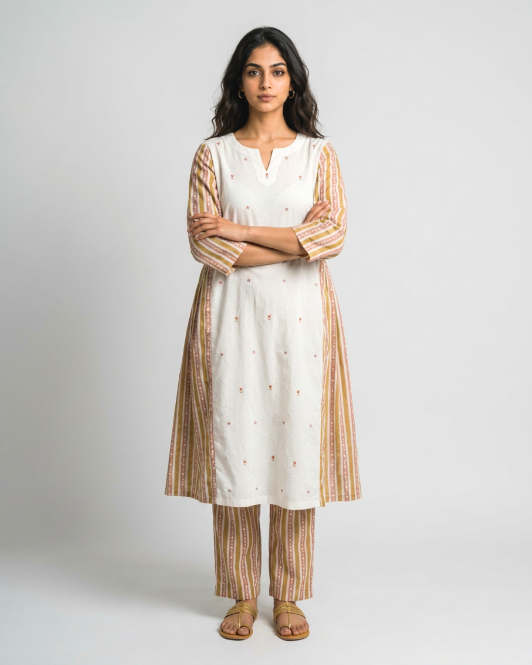 Bhini Mul Kurta - Off White