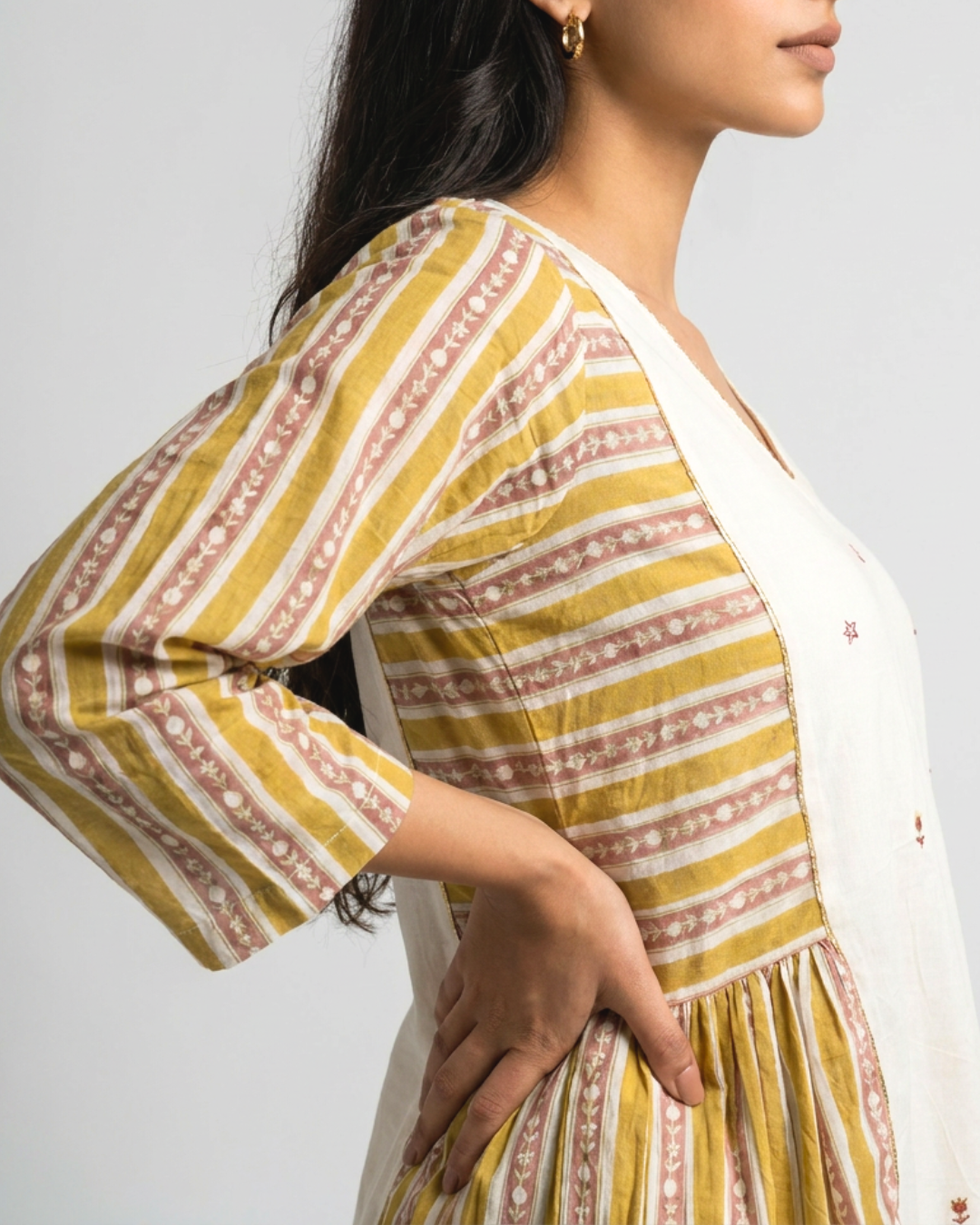 Bhini Mul Kurta - Off White