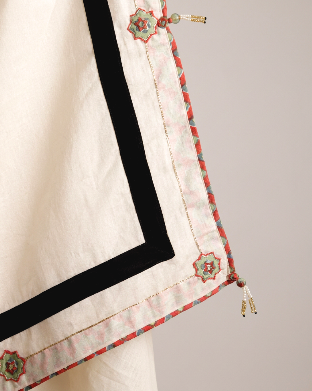 Jhalak Chanderi Saree - Ivory