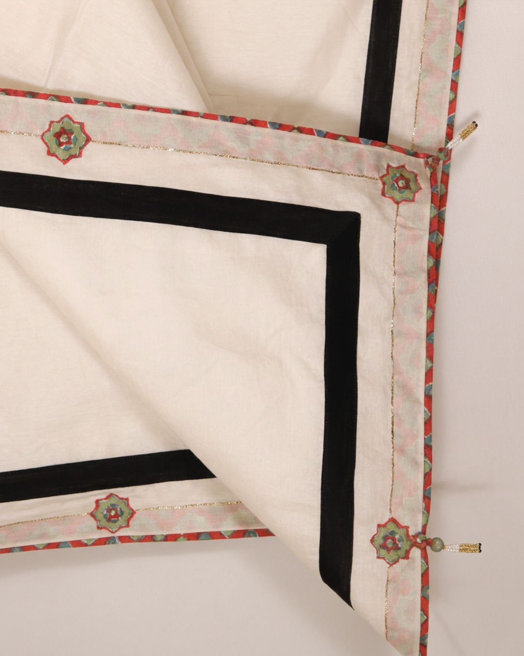Jhalak Chanderi Saree - Ivory