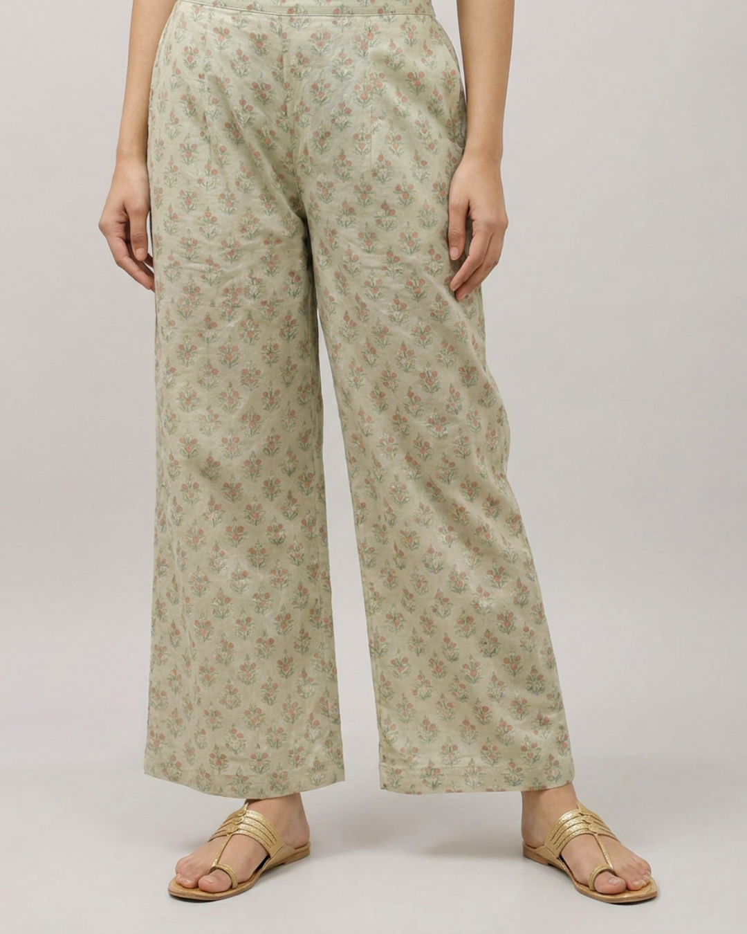 Nisha Mul Pants - Sea Green