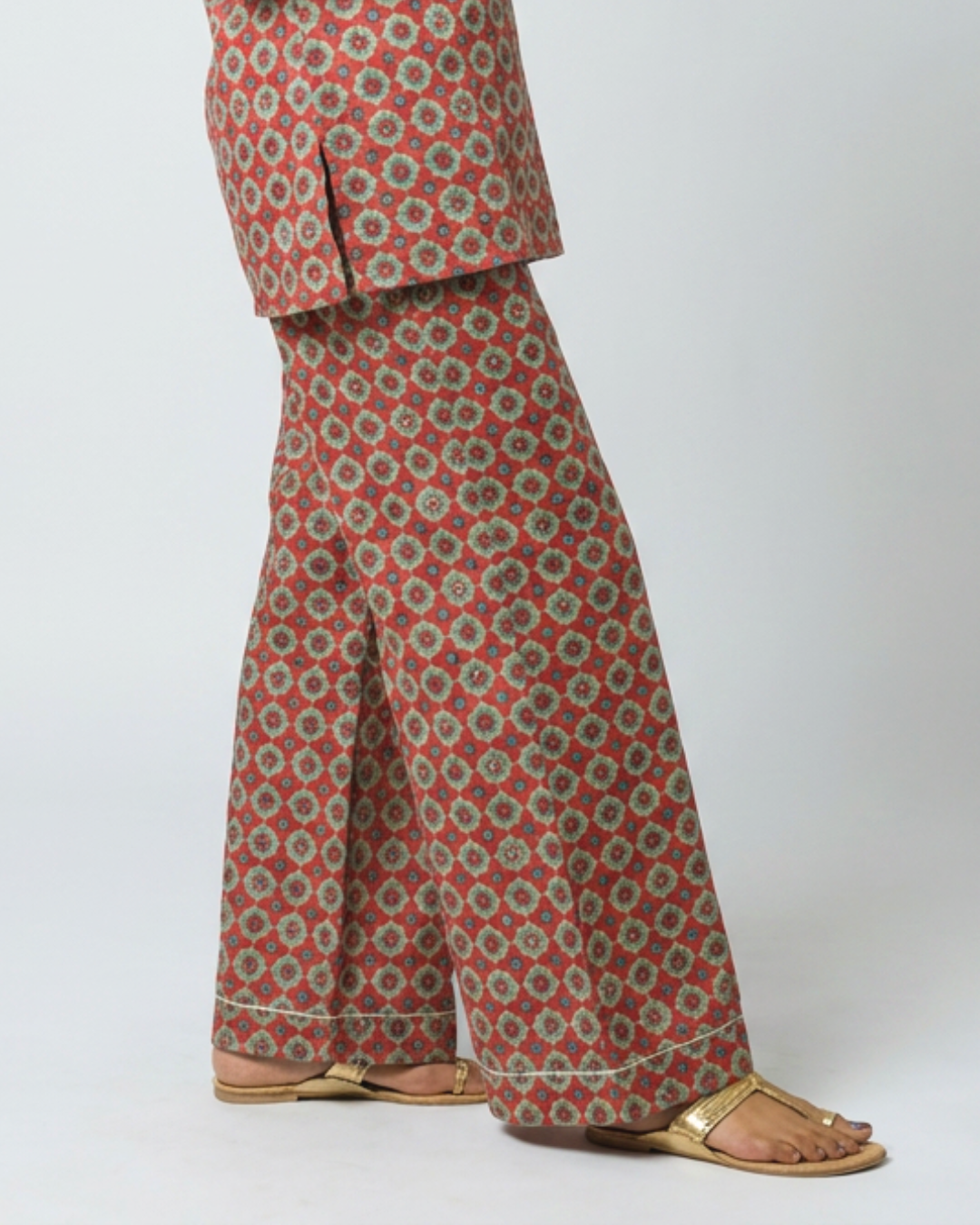 Taal Mul Pants - Crimson Red