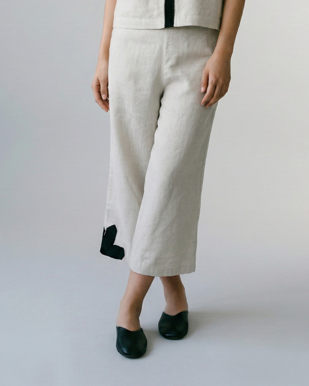 Dune Linen Pants - Beige