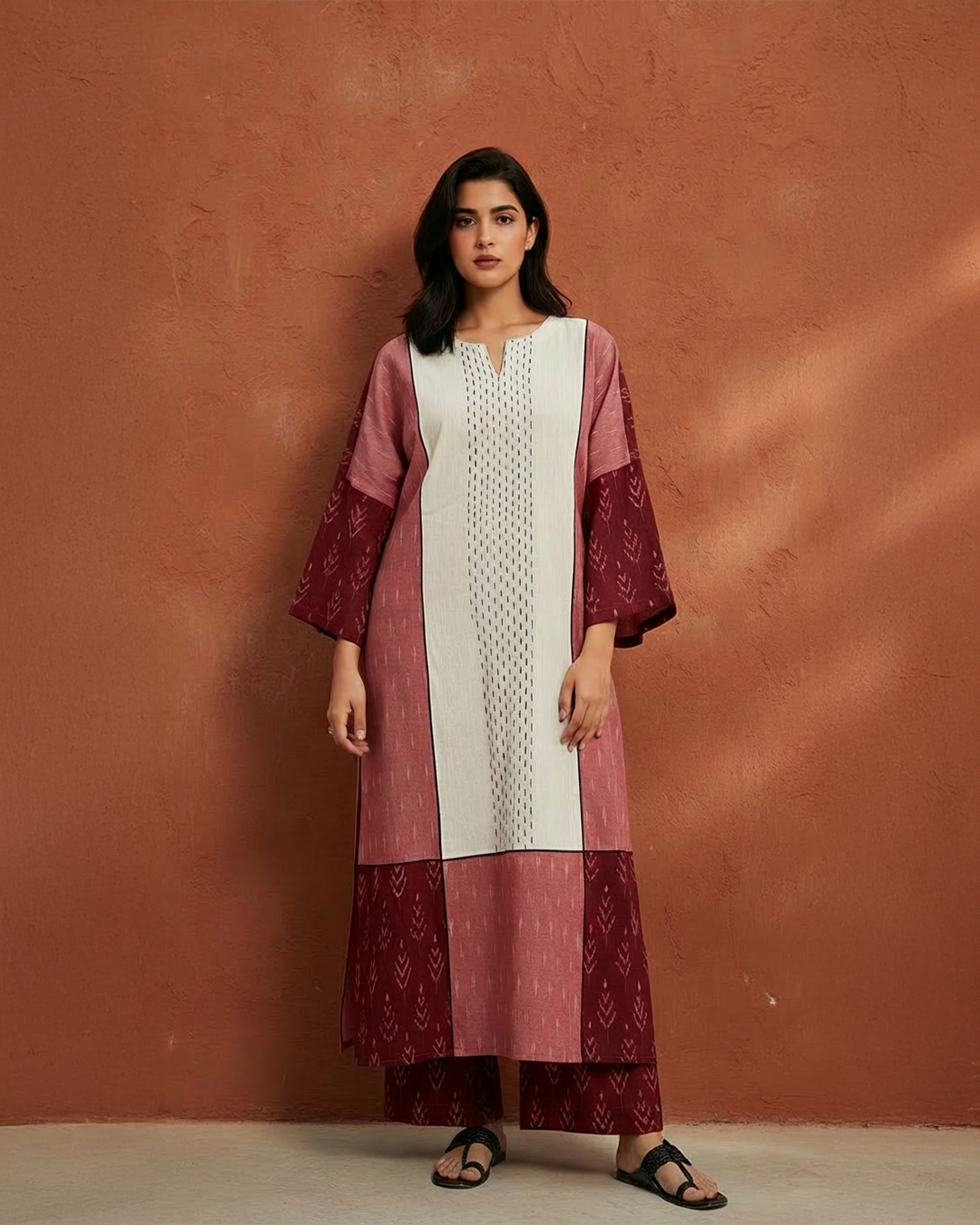 Suta Kaftan Kurta Set