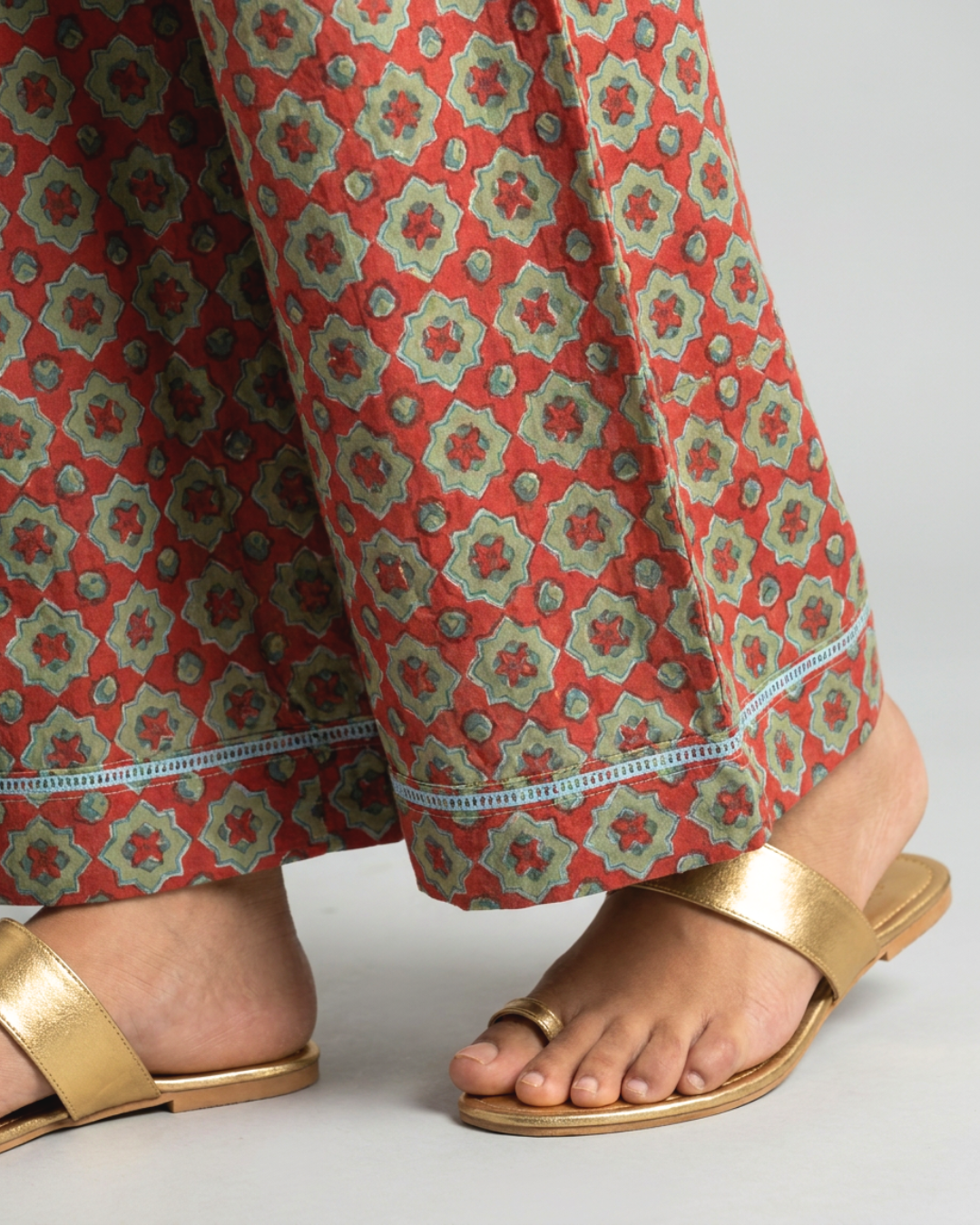Taal Mul Pants - Crimson Red